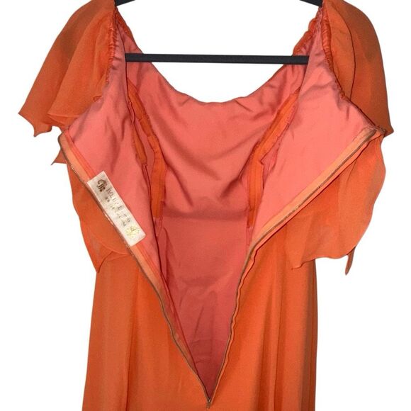 Tsujitai 70s  Designer Ball Gown Luxury Art To Wear Taffeta Homecoming Prom Gala - Picture 6 of 7